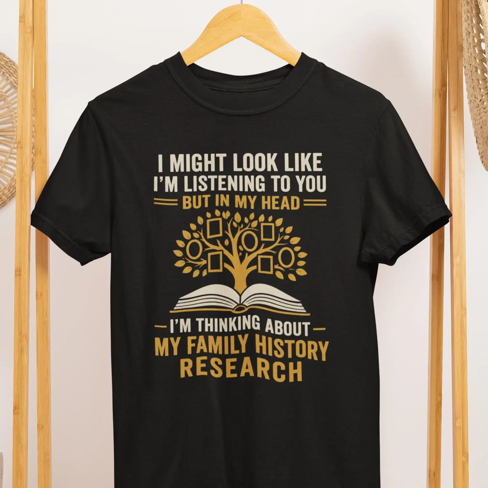 Vintage Fashion Research - Футболка для исследователей семейной истории, винтажная,