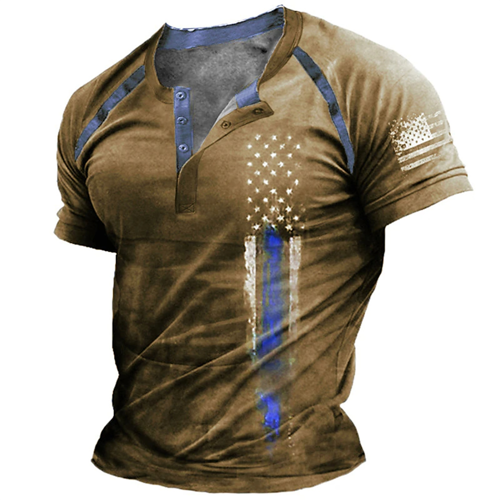 Vintage Fashion Jersey - Забавная мужская рубашка с 3D-принтом американского
