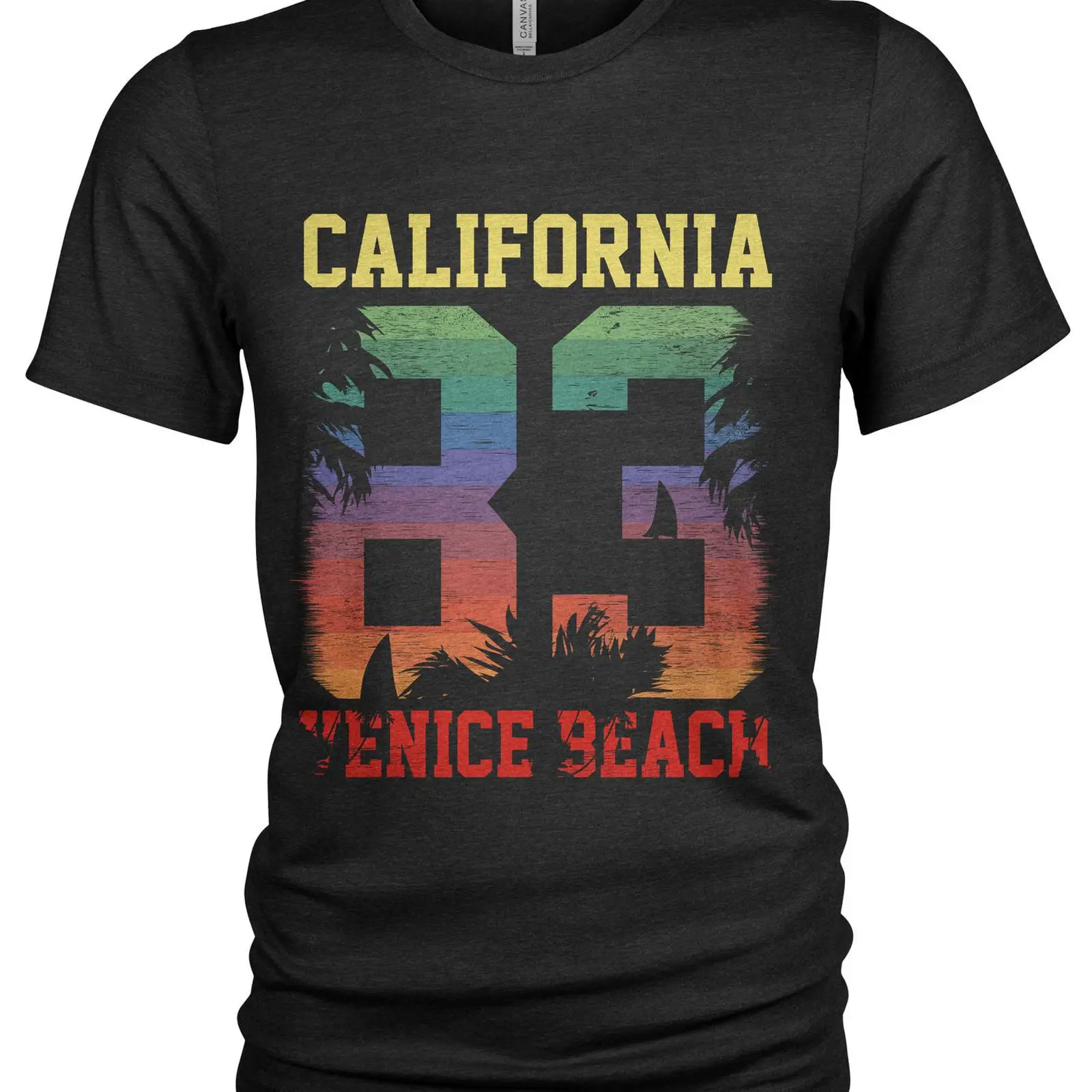 Vintage Fashion La - Футболка Venice Beach 1983 California LA