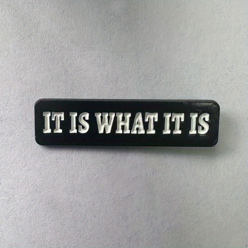 Брошь с надписью «It Is What I – обзор и цена Vintage Fashion Quotes
