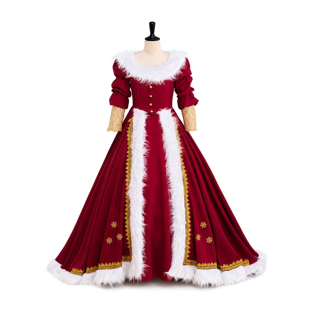Роскошный костюм миссис Клаус  – обзор и цена Vintage Fashion Dresses